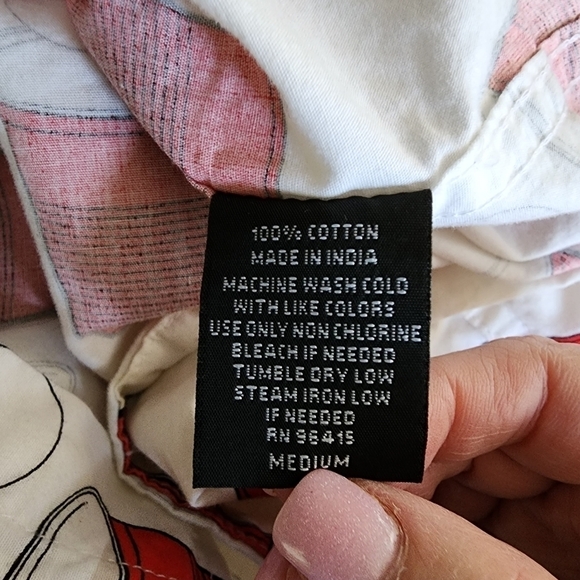 SUPER MASSIVE RED SOLO PING PONG GAME BUTTON FRONT SHIRT - Picture 7 of 10